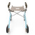 Déambulateur/Rollator CARBON Ultralight Bleu pastel de haut Déambulateur/Rollator CARBON Ultralight Bleu pastel de haut