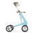Déambulateur/Rollator CARBON Ultralight Bleu pastel de profil 1 Déambulateur/Rollator CARBON Ultralight Bleu pastel de profil 1
