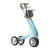 Déambulateur/Rollator CARBON Ultralight Bleu pastel plié Déambulateur/Rollator CARBON Ultralight Bleu pastel plié