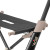 Déambulateur/Rollator CARBON Ultralight Noir zoom assise Déambulateur/Rollator CARBON Ultralight Noir zoom assise