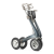 Rollator Carbon Overland Bleu plié