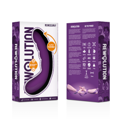 REWOCURVY VIBRATEUR FLEXIBLE RECHARGEABLE Produit et boite                             loading=