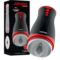 JAMYJOB - MASTURBATEUR COMPRESSION ET VIBRATION JANGO prod et boite                             loading=