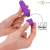 INTENSE - SYMONE BULLET VIBRANT RECHARGEABLE USB 8 VIBRATIONS VIOLET 10 X 2,2 CM clips