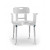 Aquatec Pure Isla - Chaise de douche modulable avec dossier et accoudoirs