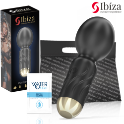 Vibrateur de poche masseur wand Ibiza compact rechargeable en silicone médical