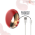 Vibromasseur Intense Mariah rouge présenté avec son câble de recharge USB