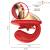 Détail du bouton de commande et de réglage des vibrations du vibromasseur Intense Mariah