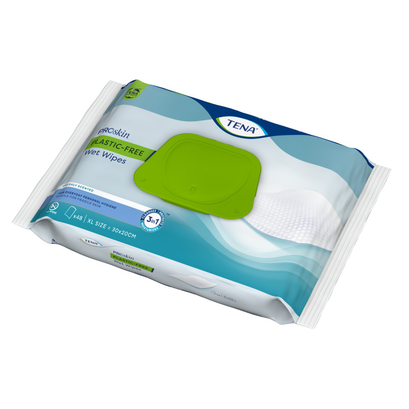 Wet Wipes With Plastic Lid, XL, Size 30x20 Cm, Pack Of 48 U2013 ViraCare