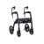 Image du Rollator et Fauteuil ROLLZ MOTION en couleur noir position rollator