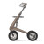 Déambulateur/Rollator CARBON OVERLAND Brun de profil Déambulateur/Rollator CARBON OVERLAND Brun de profil
