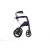 Image du Rollator et Fauteuil ROLLZ MOTION en couleur noir position rollator vu de profil