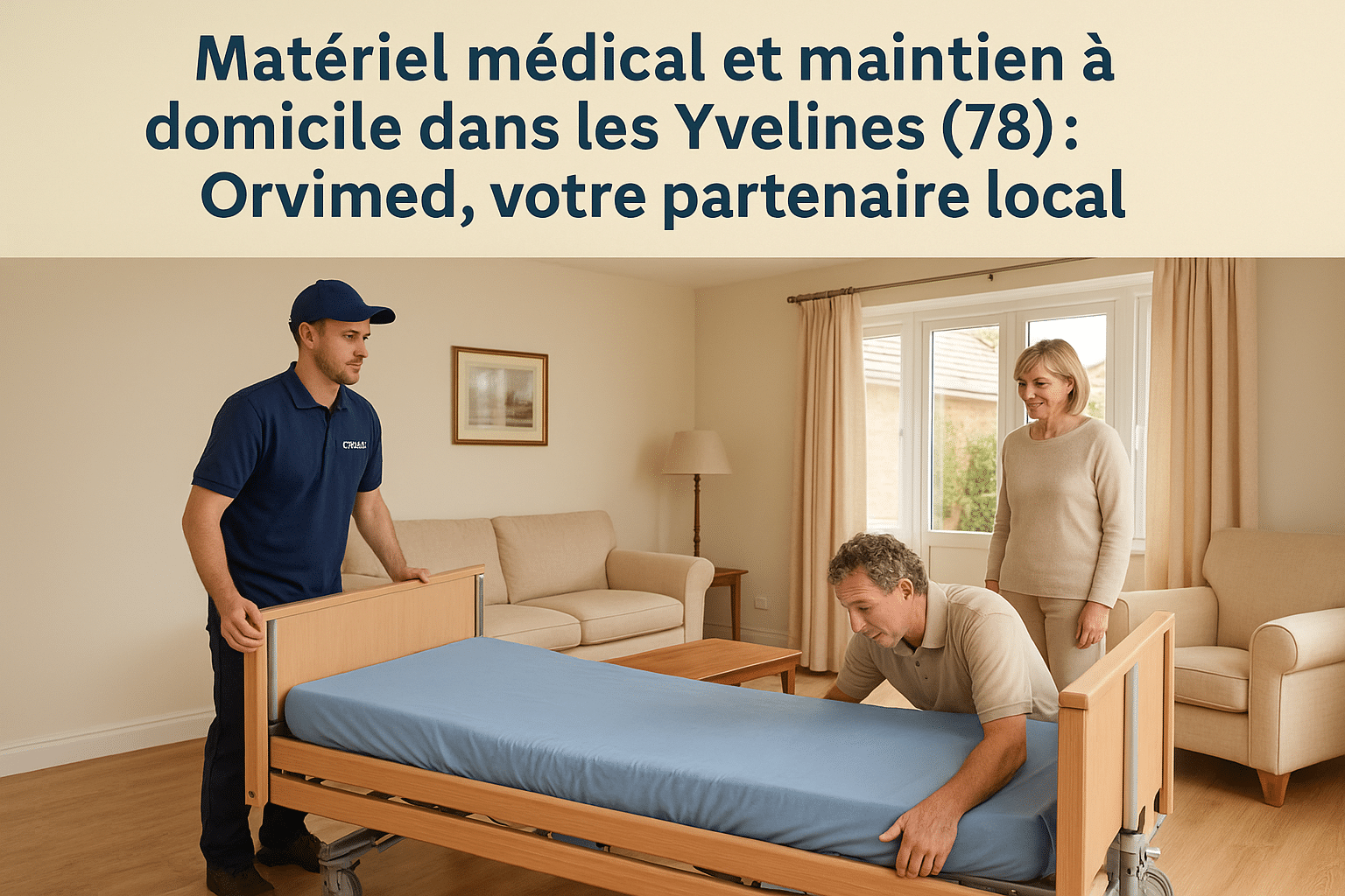 Livraison et installation de matériel médical à domicile dans les Yvelines (78) – Orvimed