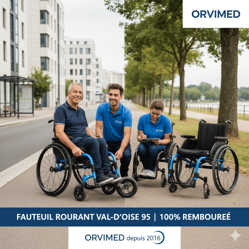 Fauteuil roulant actif manuel Küschall noir, conçu pour l'agilité urbaine et la stabilité sur les sols variés du Val-d'Oise (95). Modèle FRMC 100% remboursé.