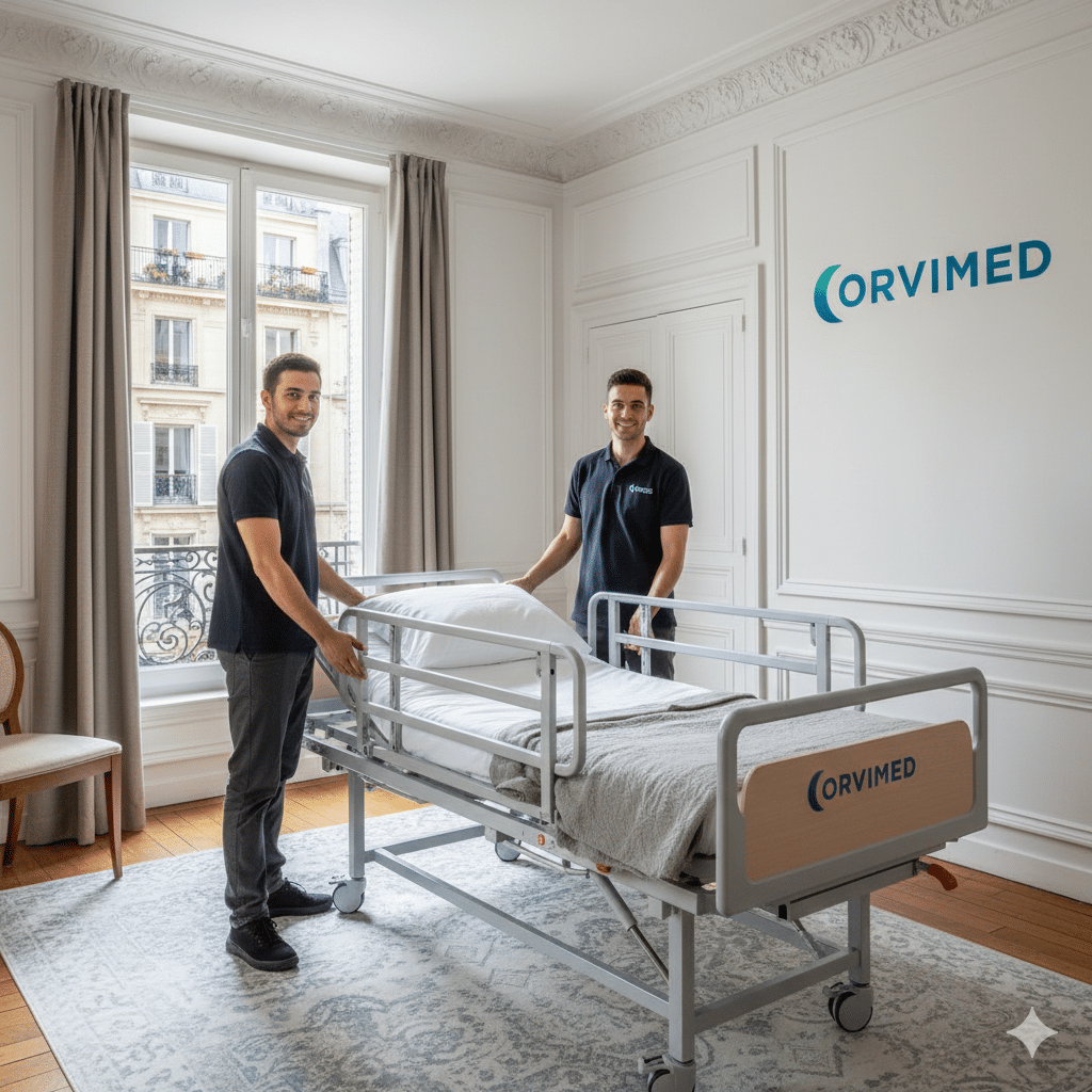 Location de lit médicalisé à Paris : installation rapide et service 24h/24