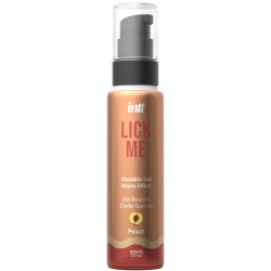 Gel Lubrifiant Chauffant Intt Lick Me Pêche